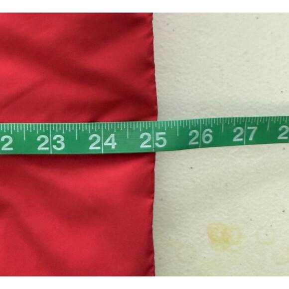 Women’s Red Puffer Vest Faux Fur Hood Winter Outdoor Holiday Cozy Cabin Sz Lg - Picture 8 of 9